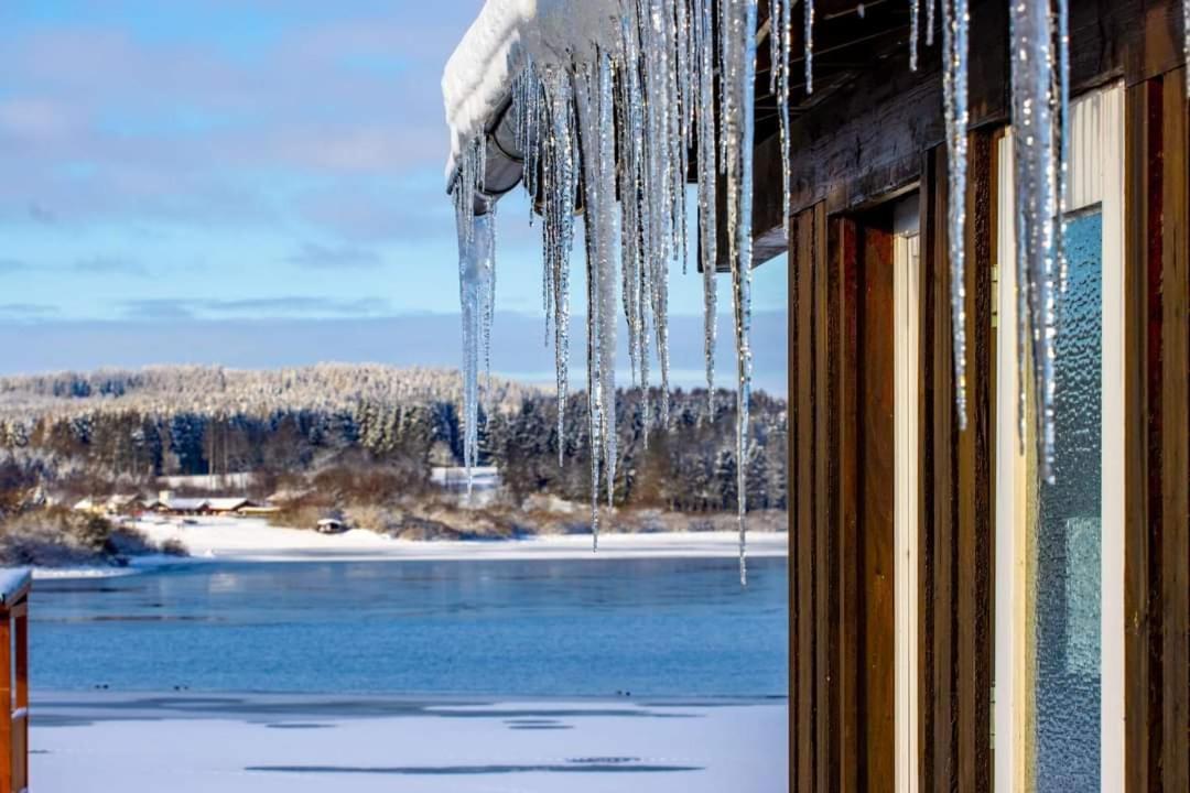 Ferienhaus Mauer Krombachtalsperre, Exclusive Nebenkosten Strom Driedorf Exteriör bild